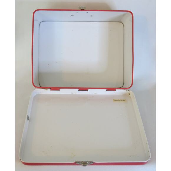 Arthur PBS Kids Vintage Lunch Box Metal Marc Brown Schylling Handle 1997 Cartoon - Picture 9 of 13